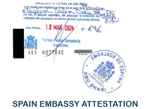 Spain Embassy Attestation Dubai | Urgent & Normal – UAE